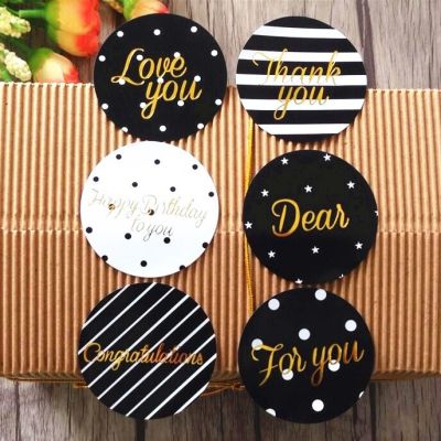 600pcs/lot Round Classic Blessing words Gilding style Adhesive Baking Seal Sticker students Gift Label Stickers Funny DIY Work Stickers Labels