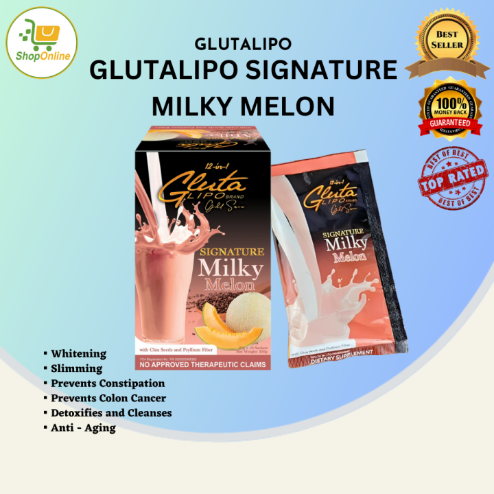 GLUTALIPO SIGNATURE MILKY MELON ️Whitening ️Slimming ️Prevents
