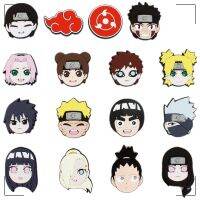 อะนิเมะ Crocs Charms Kakashi Naruto Kawaii PVC การ์ตูนเครื่องประดับป้ายสำหรับของขวัญเด็กชุดญี่ปุ่น DIY รองเท้าตกแต่ง JC0062