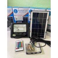 PZ shop ไฟถนน ไฟโซล่าเซลล์ PAE-8320 Solar Light โคมไฟโซล่าเซล สปอร์ตไลท์ ไฟLED ไฟเซ็นเซอร์ โคมไฟถนนโซล่าเซลล์ 16 สี โคมไฟถนน โคมไฟติดผนัง ไฟสปอตไลท์ ใช้ดี