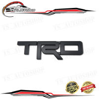 โลโก้ "TRD" size L สูง 7.5เซน สีดำด้าน ไฮลัค รีโว้ ร็อคโค  สี ดำ Hilux Revo, Rocco Toyota 2 , 4a ประตู ปี2014-2018