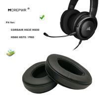 Replacement Ear Pads for CORSAIR HS 35 50 60 70 PRO Headset Parts Leather Cushion Velvet Earmuff Earphone Sleeve Cover