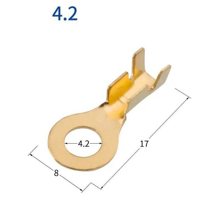 Pcs Dj B Crimpterminals Cold Naked Terminal O Type Interface Terminals Cable Wire