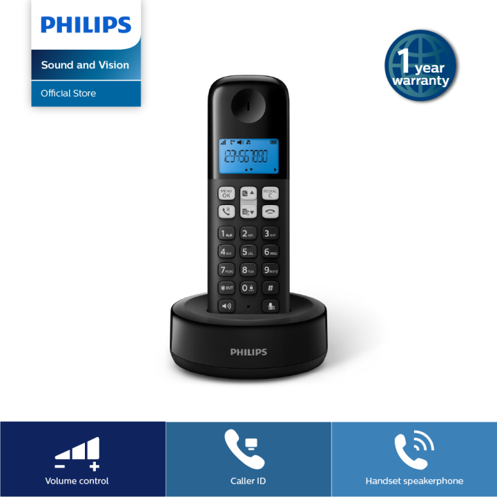 Cordless phone D1611B/90 Multi Link Low Radiation Lazada Singapore