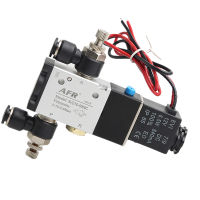 นิวเมติกโซลินอยด์วาล์ว3V110-06NC 3V210-08 DC12V 24โวลต์ AC220V 3 Way 2ตำแหน่งอากาศทิศทางวาล์วควบคุมก๊าซแม่เหล็กวาล์ว