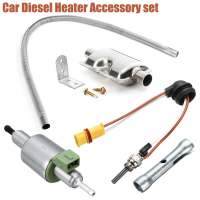 Car Heater Fuel Pump Holder Mount Rubber Gas Vent Exhaust Silencer StandGasoline Fuel Tank Set for Auto Diesel Heater