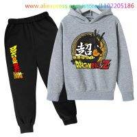 {Match maker}}อะนิเมะ Goku Kakarotto เสื้อ Dragon Ballz Hoodie ชุด Hip Hop Pullovers เสื้อหลวมแขนยาวฤดูใบไม้ร่วงเสื้อผ้าเด็ก Homme