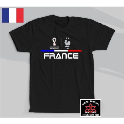เสื้อยืด ลาย France Qatar 2022