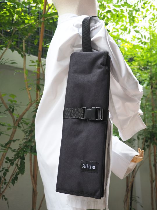 ใหม่-กระเป๋ามีดเชฟ-6-ช่องแบบม้วน-kuche-รุ่น-roll-luxe-กระเป๋าใส่มีดเชฟ-แบบม้วน-ของแท้-รับประกัน-จาก-kuche-chefs-official