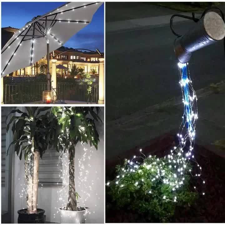 Christmas Decorations 2024 Solar Powered String Lights 20 Strands 400