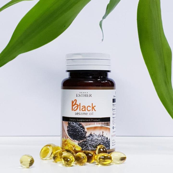 ผลิตภัณฑ์เสริมอาหาร-น้ำมันงาดำสกัดเย็นบริสุทธิ์-100-black-sesame-oil