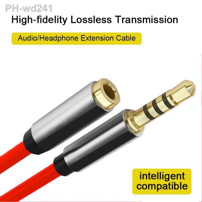 3.5mm Jack AUX Audio Male To Female Extension Cable With Microphone Stereo 3.5 Audio Extension Cable Compatible For PC Headphone