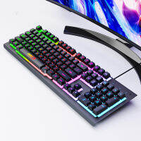 4ชิ้น/เซ็ต IMICE Gaming Keyboard Ergonomic RGB Backlight Plug Play อุปกรณ์เสริมคอมพิวเตอร์คีย์บอร์ดแบบมีสาย USB Mouse Pad ชุดหูฟังสำหรับ Home Gaming Keyboard Quick