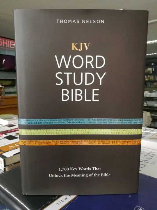 KJV, Word Study Bible, Hardcover | Lazada PH