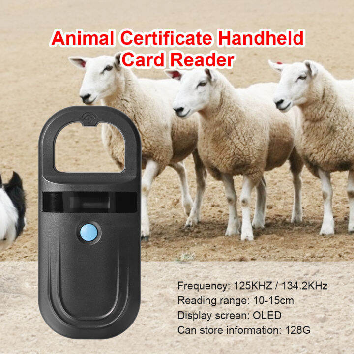 Animal Pet ID Chip Digital Scanner Certificate USB RFID Dog Cat Animal