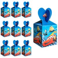 Lighting McQueen Car Birthday Party Favor Boys Goodie Candy Treat Boxes Snack Chocolate Cookie Container Baby Shower Decor Bags