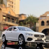 1:32 VOLVO S90 Alloy Car Model Diecasts Toy Vehicles Metal High Simulation Sound And Light Collection Car Boy Kids Delicate Gift