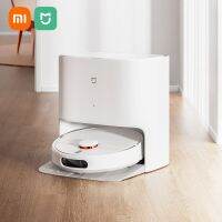 XIAOMI MIJIA การทำความสะอาดด้วยตนเองหุ่นยนต์ถูพื้น2,เครื่องกวาดหมุนรอบความเร็วสูงขัด5000PA Cyclone ดูดเลเซอร์