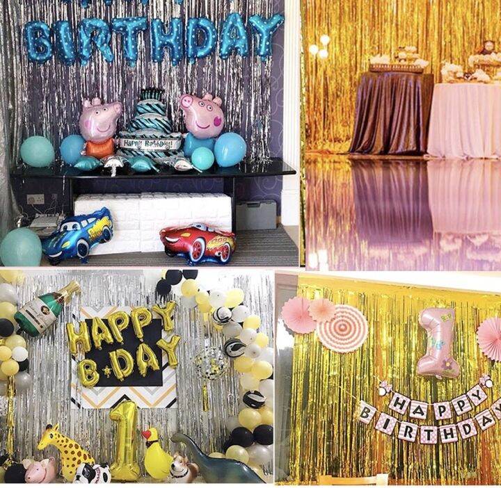 Happy Party Night 1x2 Meters Matte Foil Curtain Party Backdrop Birthday Christmas christening Wedding Parties Decoration | Lazada PH Happy Party Night 1X2 Meters Matte Foil Curtain Party Backdrop Birthday Christmas Christening Wedding Parties Decoration | Lazada Ph