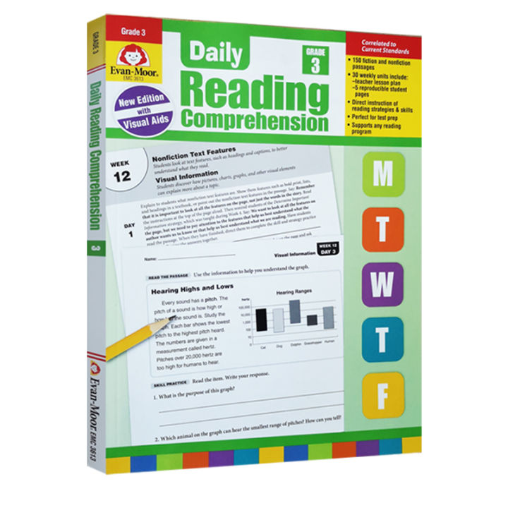 Evan-Moor Daily Reading Comprehension Grade 3 TE Evanmoor | Lazada