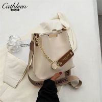 Kathleen broadband single shoulder bag is natural capacity of 2023 the new tide fashion oblique satchel retro sense bucket bag --ndjb238803