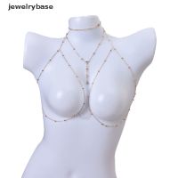 [jewelrybase] สายโซ่โลหะ คล้องร่างกาย สไตล์เซ็กซี่ สําหรับผู้หญิง 〖QYUE〗