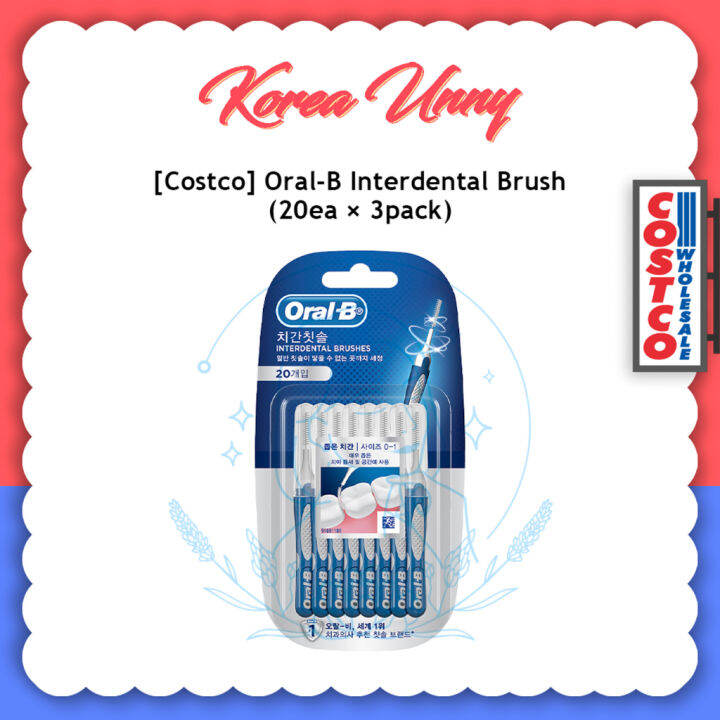 [Costco] OralB Interdental Brush 20ct X 3P Lazada
