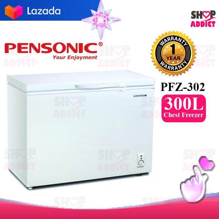 Pensonic PFZ302 300L Mechanical Temperature Control Chest Freezer /Peti