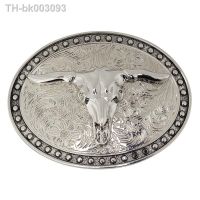 ☄▣ Bull Skull Alloy Belt Buckle Western Cowboy Bullfighter Buckle Without Belt