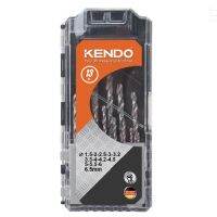 KENDO 11603133 ดอกสว่านเจาะเหล็กสีเงิน ขนาด 1.5-6.5 mm 13 ตัวชุด