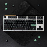 GMK Wasabi Keycap 130 Keycap คีย์เชอร์รี่โปรไฟล์ PBT ห้าด้านระเหิดพร้อม2U 1.75U เปลี่ยนสำหรับเชอร์รี่สวิตช์ MX คีย์บอร์ดแบบกลไก Keychron/RK61/GK61/Anne Pro 2