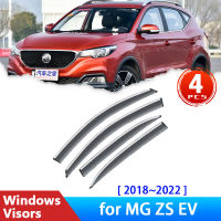 4x สำหรับ MG ZS EV อุปกรณ์เสริม2022 2021 2020 2019 2018 MGZS รถด้านข้าง Windows Visors Deflectors Rain Eyebrow Guards Sun Visor ควัน