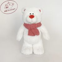 27/40CM High Quality Red Teddy Bear With Scarf Stuffed Animals Bear Plush Toys Teddy Bear Doll ValentineS Day Birthday Gift