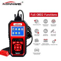 konnwei kw 850 full obd 2 เครื่องมือสแกนเนอร์รถยนต์ kw 850 obdii