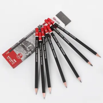 Brutfuner 14pcs/set 4H-14B Wooden Lead Pencils Set Professional Drawing  Journal Writing Pencils For School