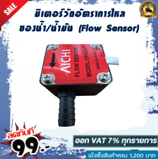 มิเตอร์วัดอัตราการไหลของน้ำ/น้ำมัน (Flow Sensor) water and oil Flow
