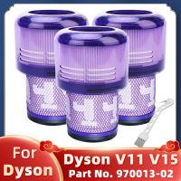 สำหรับ Dyson V11แรงบิด V11 V15ของสัตว์ตรวจจับชิ้นส่วนอะไหล่เครื่องดูดฝุ่น Hepa ที่กรองหลังชิ้นส่วนตัวกรองเครื่องดูดฝุ่นหมายเลข970013-02