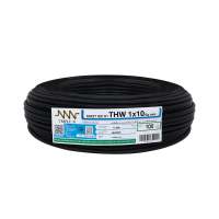 สายไฟ THW NNN 1x10ตร.มม. 100ม. สีดำELECTRIC WIRE THW NNN 1X10SQ.MM 100M BLACK **ด่วน ของมีจำนวนจำกัด**