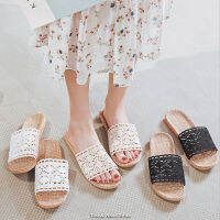 Womens Shoes Flip Flop Slides Flat Sandals Bangkok Warehouse รองเท้าแฟชั่นสำหรับผู้หญิง รองเท้าแตะแบบสวมผู้หญิง รองเท้าส้นแบนแบบรัดส้น โกดังกรุงเทพฯ 拖鞋 凉鞋 曼谷仓库