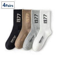 New socks men women spring and autumn hiphop fashion socks personality male 1977 years socks sports skateboard leisure sock