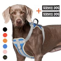 【FCL】✸№ Dog harness No pull With Handle Adjustable Harness Reflective Small Medium large Outdoor supplies