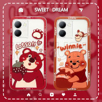 เคส Vivo Y36 Winnie Bear และ Lotso Bear Pattern เคสซิลิโคนนิ่มใส เคสโทรศัพท์Vivo Y36 4G ล่าสุด 2023 ฝาครอบโทรศัพท์