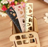 【CW】 NEW series Hollow  Ruler bookmark 15 Metal straight ruler