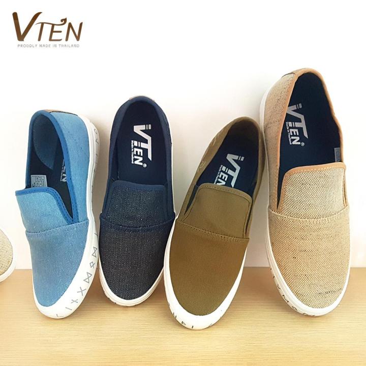 รองเท้าผ้าใบ-vten-รุ่น-ภูเรือ-slip-on-light-blue