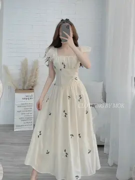 Váy babydoll tay bèo tầng  Đầm Babydoll Nữ Hoa Bèo Vai Tay Dài Dáng Xòe  SẴN Có ảnh thật video  Ngọc Uyên Store  MixASale