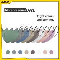 LAZADY 10ชิ้น3D พับได้ Morandi สามมิติป้องกันฝุ่นหน้ากากปิดหน้าสูง