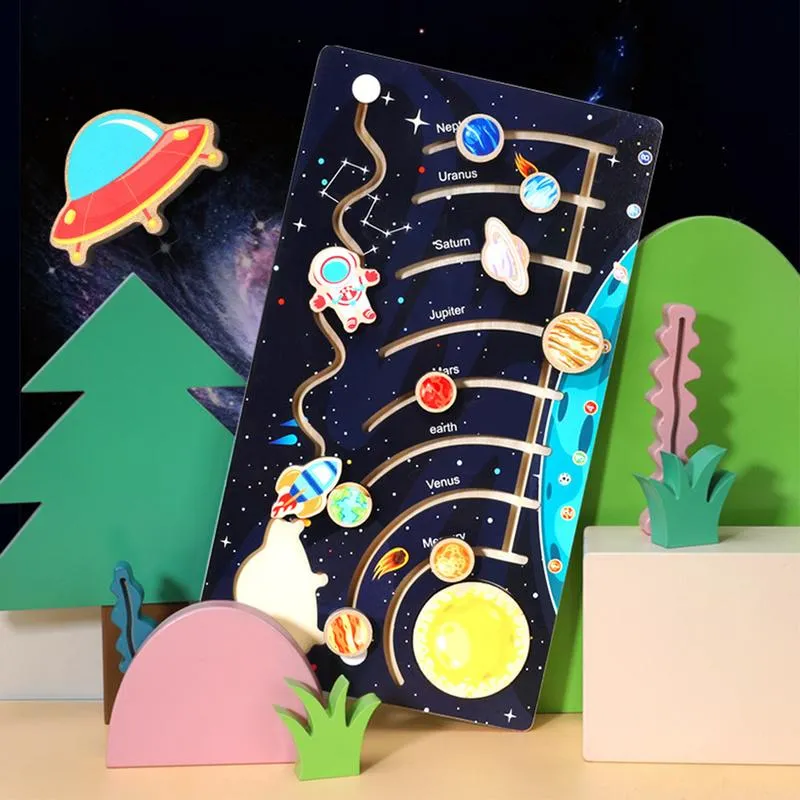 Wooden Solar System Toy