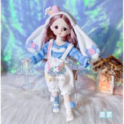 ✜✌ ใหม่ ตา 3D 30 ซม. 20 ข้อต่อขยับได้ BJD ตุ๊กตาและเสื้อผ้าเด็กผู้หญิงของเล่นของขวัญวันเกิด