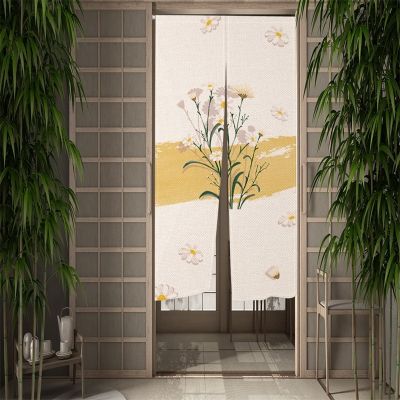 Fashion 2023 Elegant kitchen door curtains flowers, kitchen door curtains dining kitchen, Japanese party curtains, curtains in half hanging