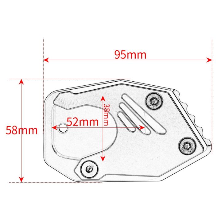 ตัวเบี่ยงสำหรับฮอนด้า-cb650r-2019-2020-2021-2022-cb-650r-cb-650-r-cb650-r-เฟรมรถจักรยานยนต์อุปกรณ์ป้องกันฝาครอบอุปกรณ์เสริม